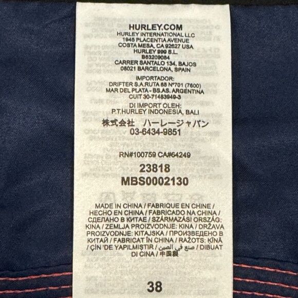 Hurley Men’s Board Shorts Size 38 - Picture 14 of 14